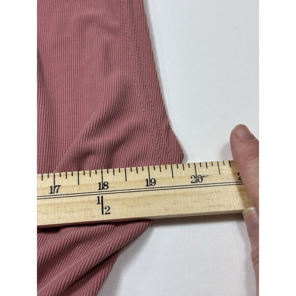 Free People Jazzy Dress Pink Rose Large Blouson Asymmetrical Hemline Lace Boho - Picture 7 of 16